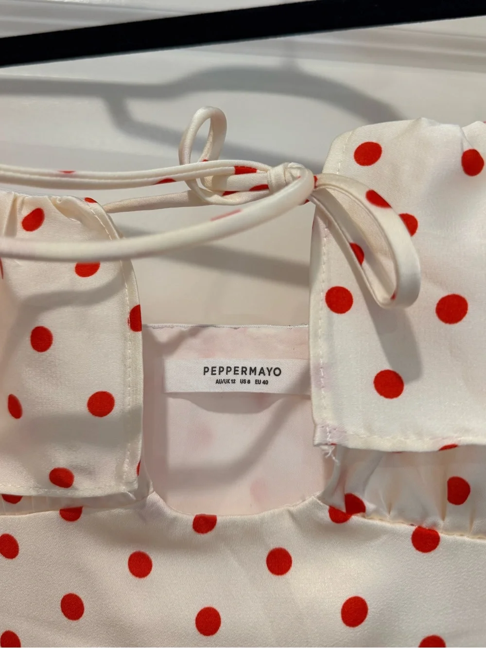 Peppermayo Scarlet Cherry Maxi Dress - Red Polka Dot - Picture 5 of 7